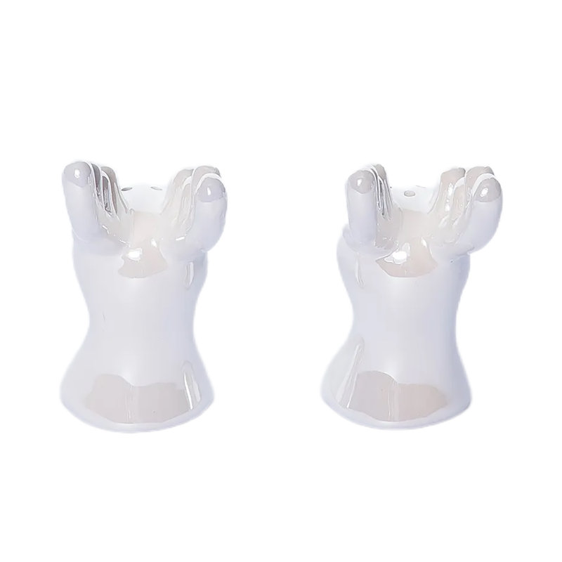 Ensemble de 2 salières et poivrons Transpac Dolomite