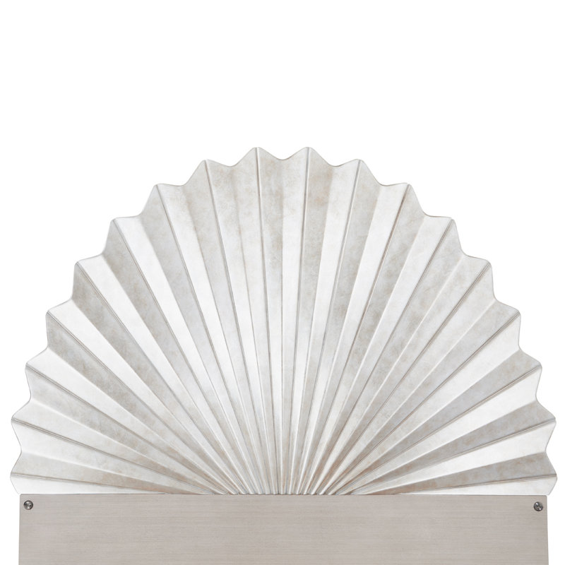 Fantosini King Fan Bed - Silver Leaf