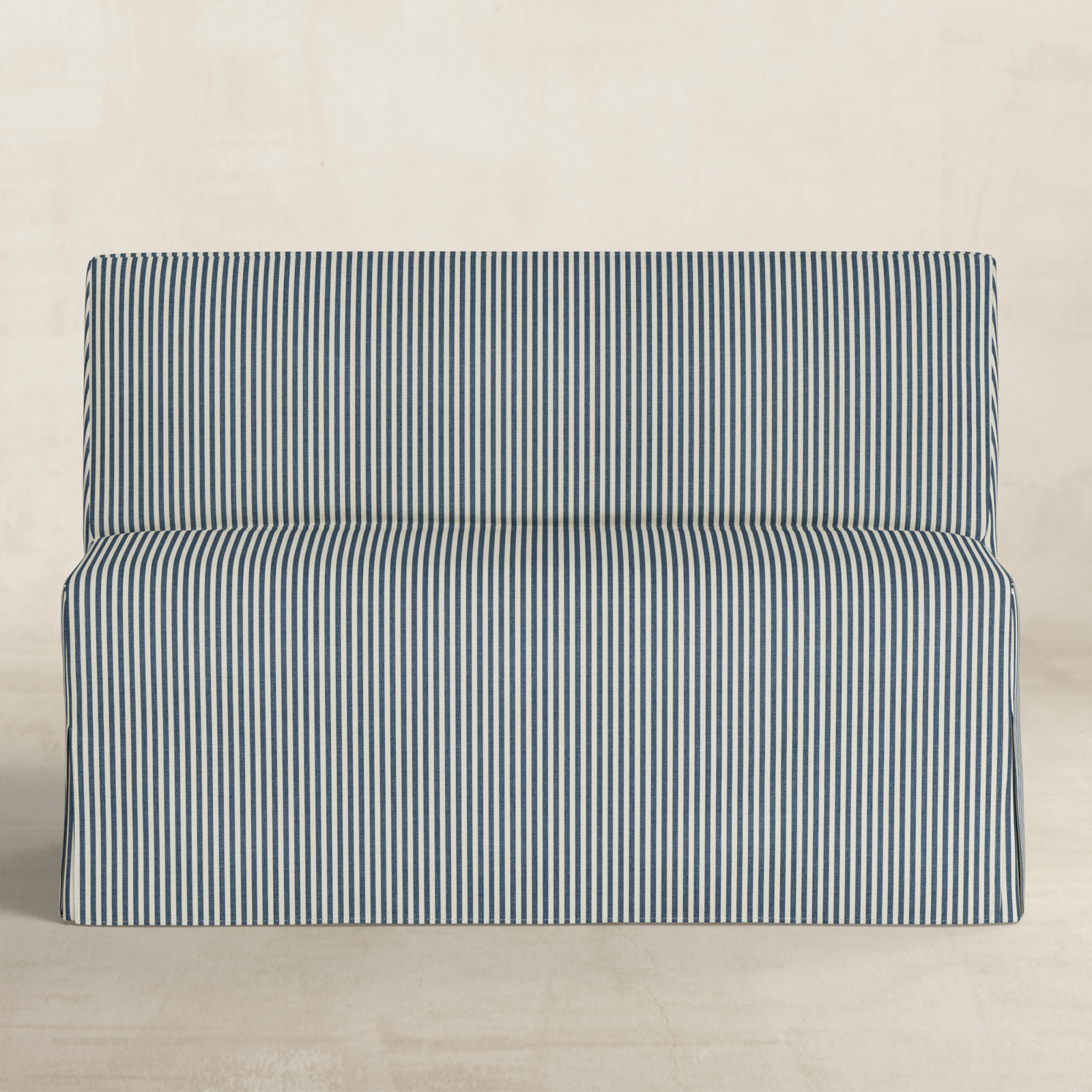 Stoffer Home x Cloth & Co. Lindy 57" Cotton Dining Bench,  Denim