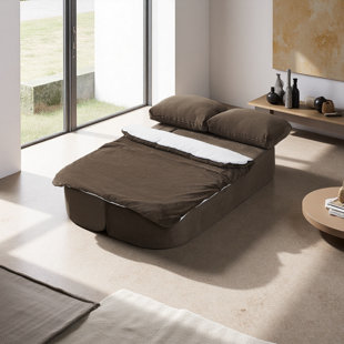 Convertible Sleeper Sofa, Modern Folding Futon Floor Foam Compression Sofa Bed Couch