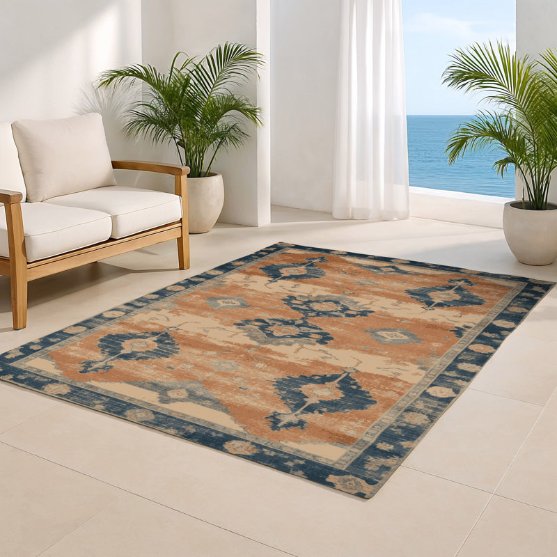 Overdyed Brown Indoor and Outdoor Area Rug, Rectangle 2' x 3'