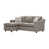 Polyester taupe toundra sélectionné