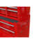 Coffre à outils roulant à grande capacité avec roulettes et tiroirs, armoire de rangement pour outils à 8 tiroirs - Rouge