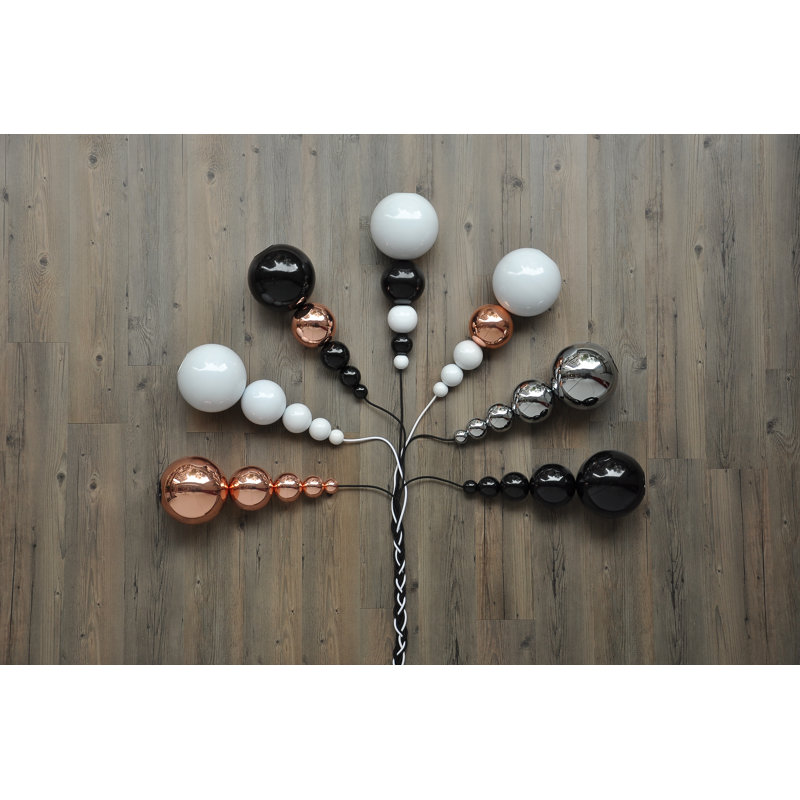 Mini Bubble Globe Chrome Spotlight Pendant