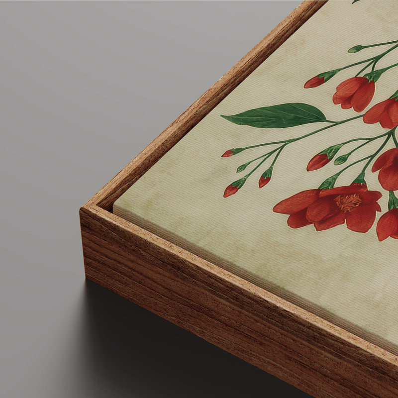 Framed Canvas wall Art, Vintage Abstract Wall pirnts for Bedroom, Naturel, H 36 po x l 24 po