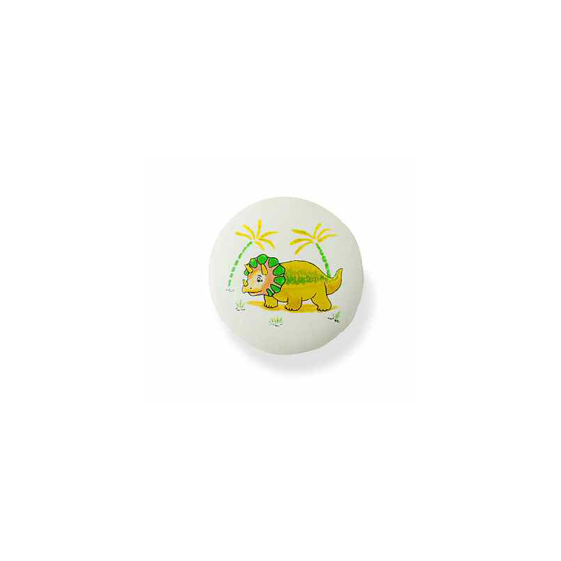 (Paquet de 5) Poignée tricératops 1 1/2 po Happy Dino