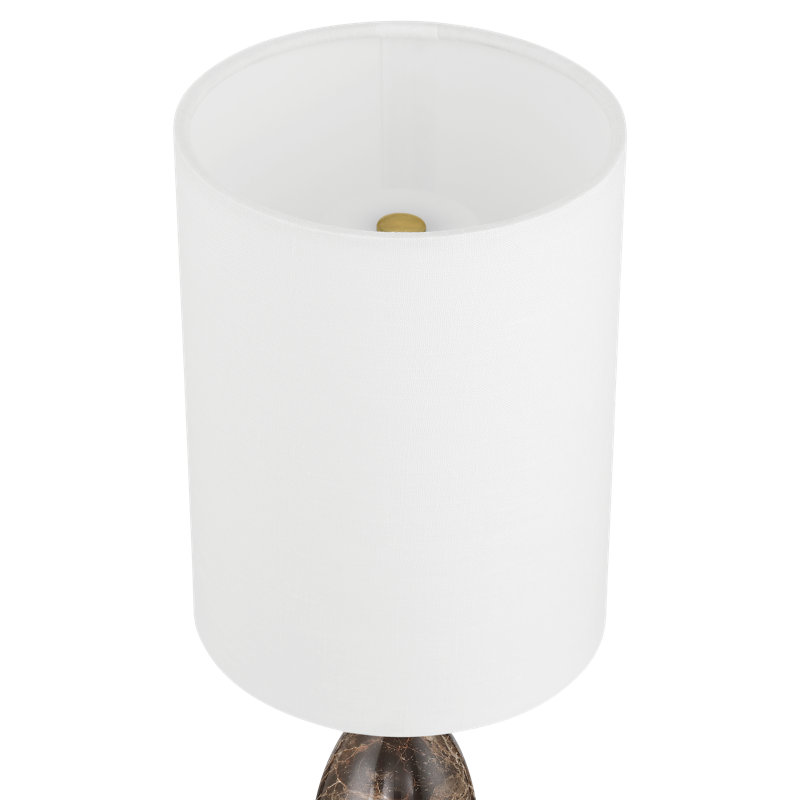 Marche Table Lamp, Brass/Black