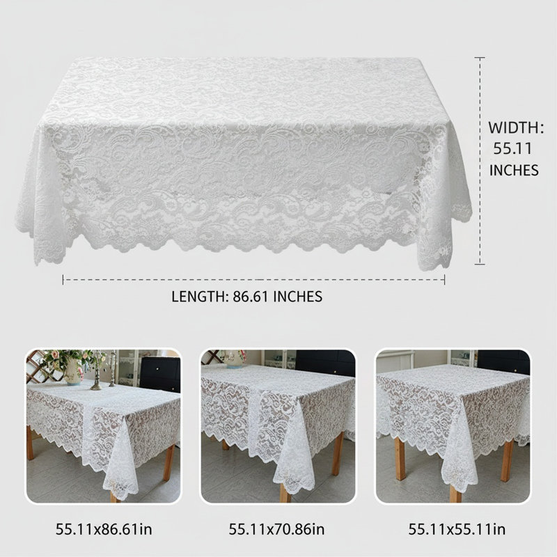 Nappe en dentelle Ins Style Elegant