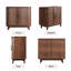 Buffet de coin arrondi 31,5 po avec tablette réglable-184499246