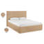 Lit en bois massif et placage de chêne Astrid-130700174-130700177