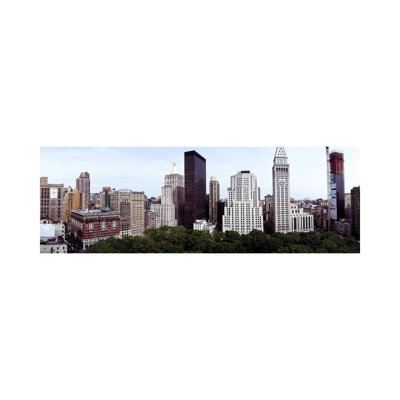 Skyscrapers In A City, Madison Square Park, New York City, New York State, USA - Wrapped Canvas Panoramic Print