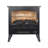 Three-Sided Freestanding Electric Fireplace Stove Heater With Realistic 3D Flame Effect And Remote Control