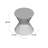 Yoshida Round Iron Outdoor Side Table , 17.75 " W 17.75 " D-2052042637
