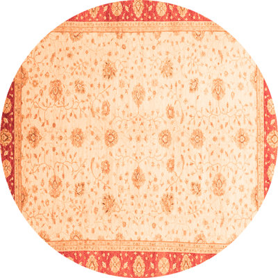 Tapis orange / beige Glimp