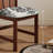 Brown Solid back side Chair(Set of 2)