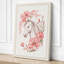 Horse in Bloom Botanical - Wrapped Canvas-1638887921-1638887930