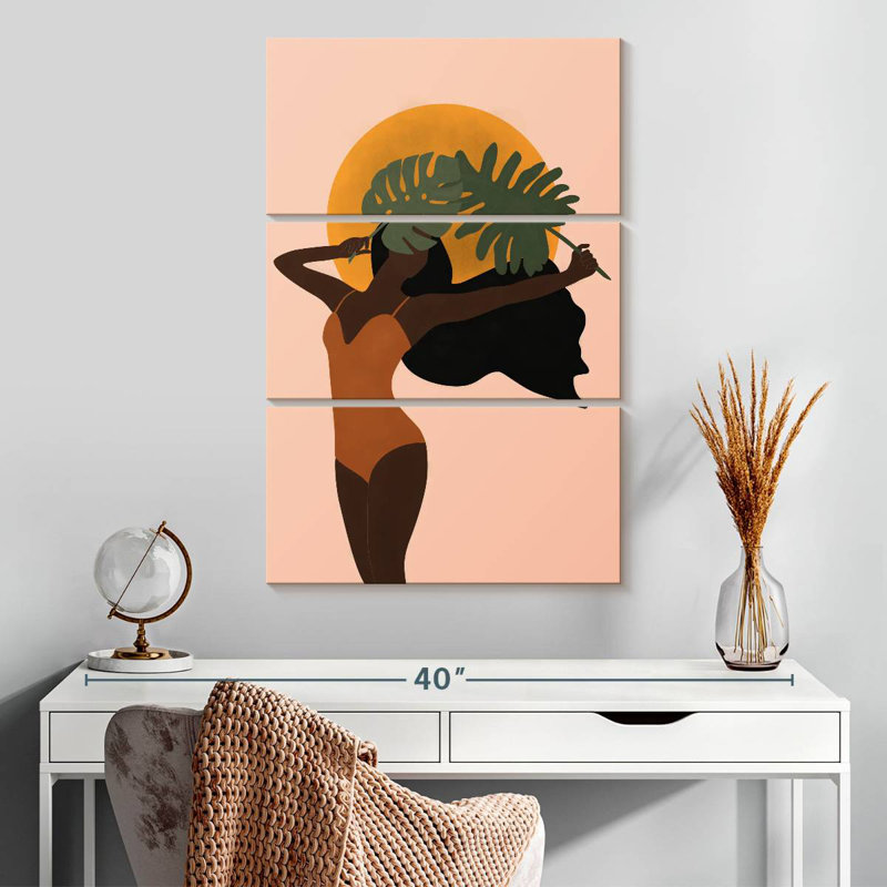 Leisha Botanical Babe II, 32'' H x 20'' W