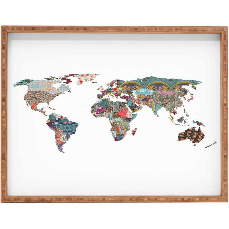 Solid Wood Tray, 1.75" H x 18" W x 14" D