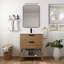 Contreplaqué de meuble-lavabo 30 po avec 2 tiroirs-126528288