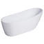 Baignoire de trempage autoportante 59 po. x 27,5 po. Zen