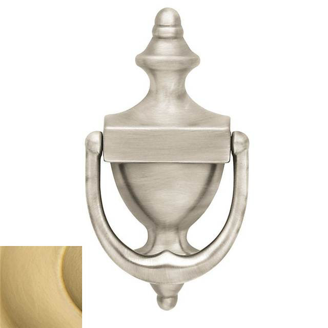 Colonial Door Knocker, Satin Brass