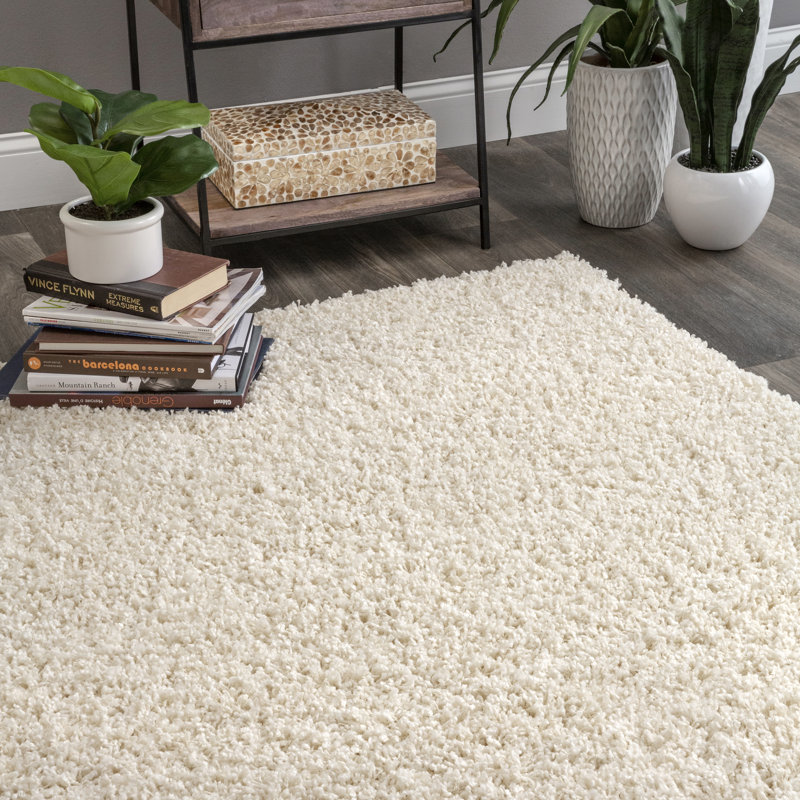 Tapis à poils longs Eliza, Ultramoelleux 2 po, Tapis de couloir 2 pi 8 po x 8 pi