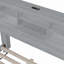 Lit plateforme en bois avec ports de chargement USB
