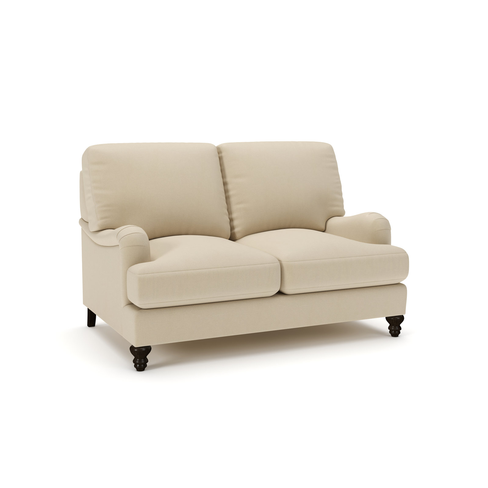 Walters 59'' Upholstered Loveseat, Bayou Stone Canvas