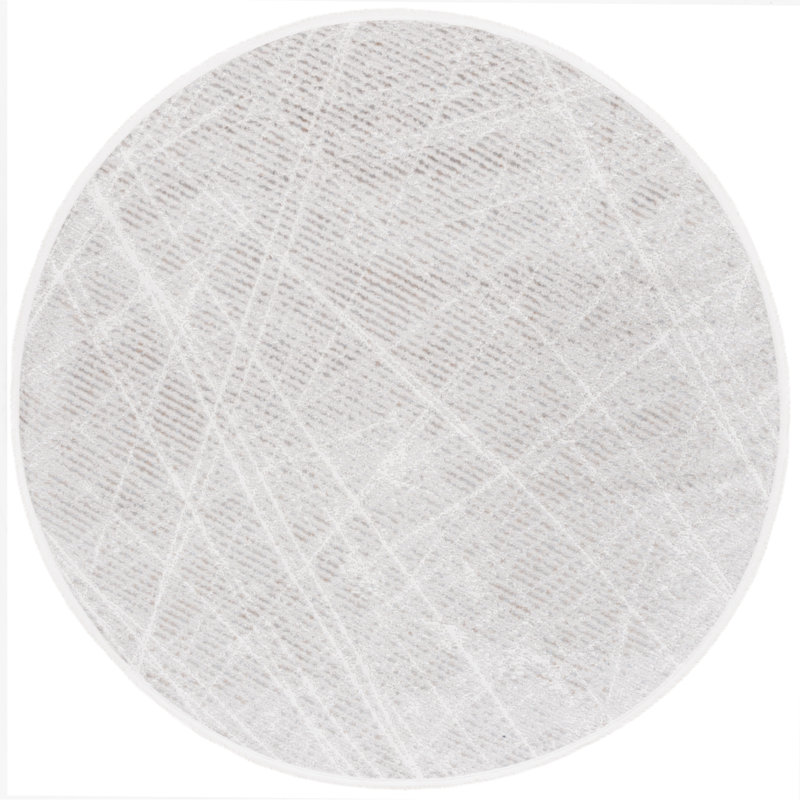 Candelario Performance Abstract Rug, Round 6'7"