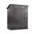 5x3 Ft, Gray Metal Storage Shed, Patio, Garden, High - Strength Metal, Rust, Easy To Assemble, Two People Outdoor Storage, Balcony, Courtyard, Galvanized Steel, Multi Scenario Use, Simple Installation