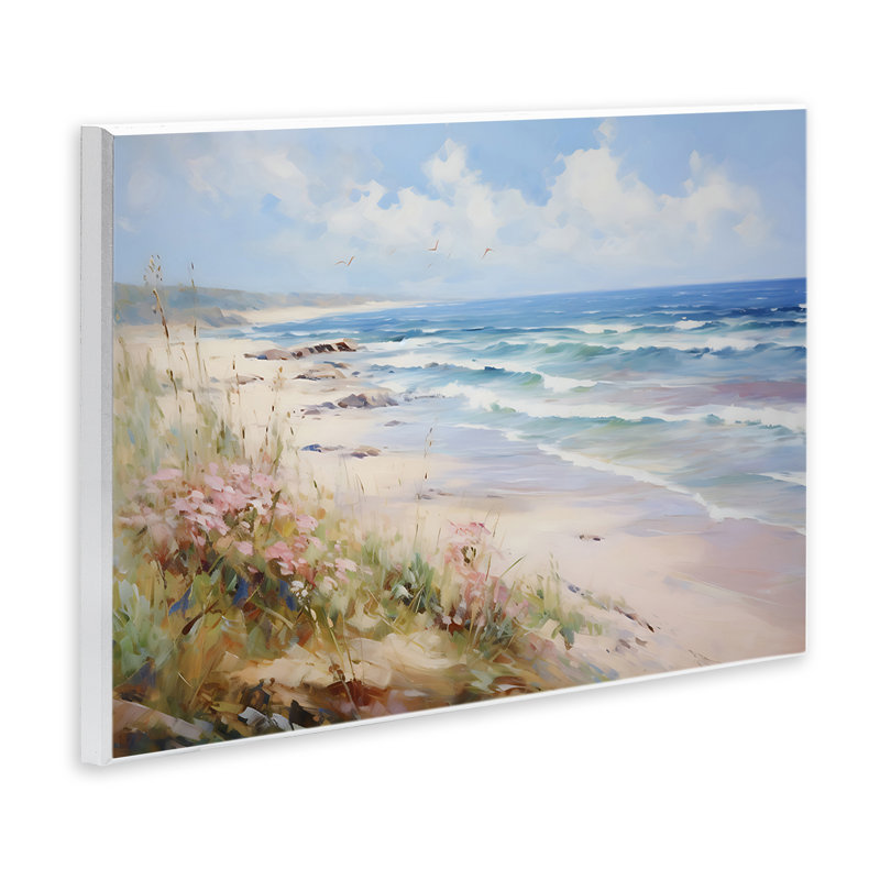  «Summer Coastal Waves» par Franklyn Gregory, H 13 po x l 19 po
