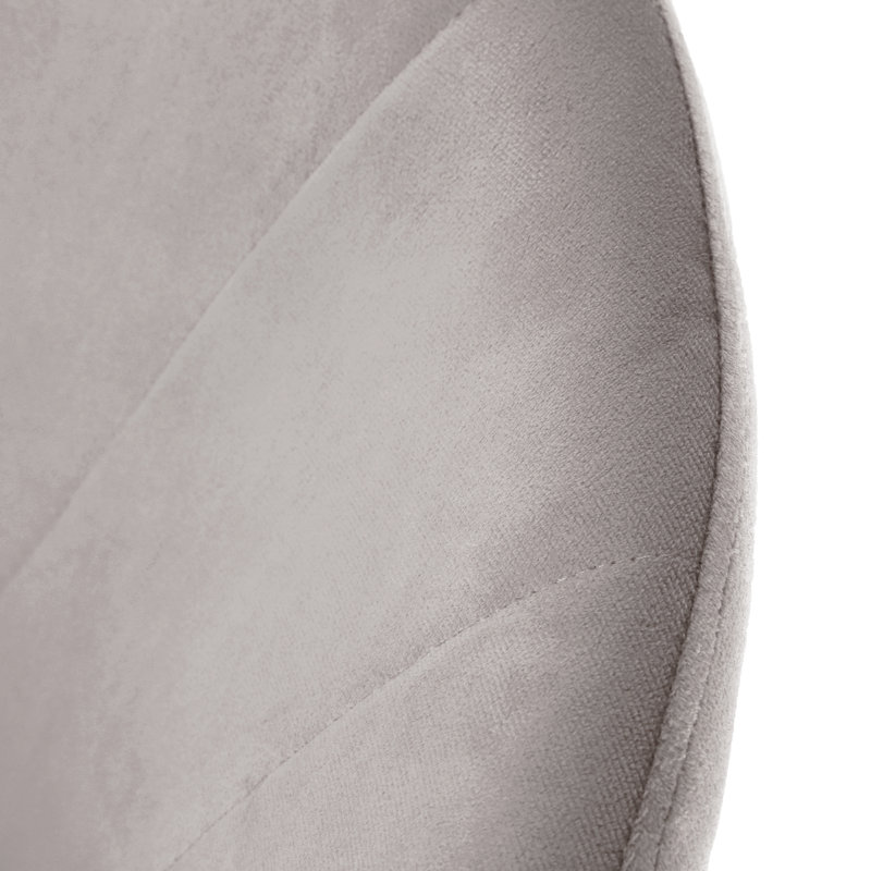 Polster 49cm H Velvet Upholstered Armchair, Taupe