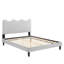 Très grand lit plateforme Performance en velours ** 6738-150280433-150280440