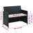 Ekundayo 39.4" Wide Rectangle Patio Sofa with Cushions-1639958865