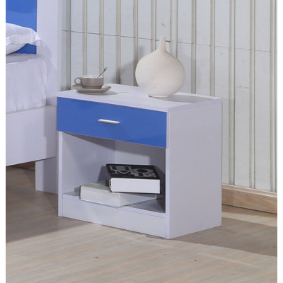 Damore 46 cm W Bedside Table