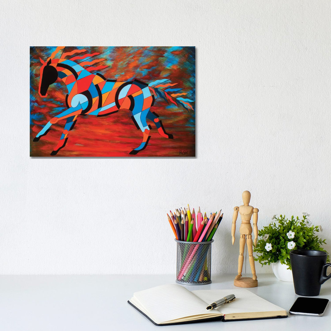 Sun Dancer Of The Sky von Barbara Rush - Giclée auf Leinwand ohne Rahmen