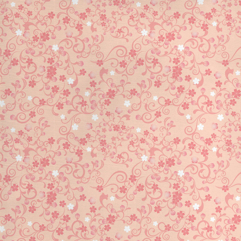 Tissu en fleur de cerise, l 58 po x L 72 po