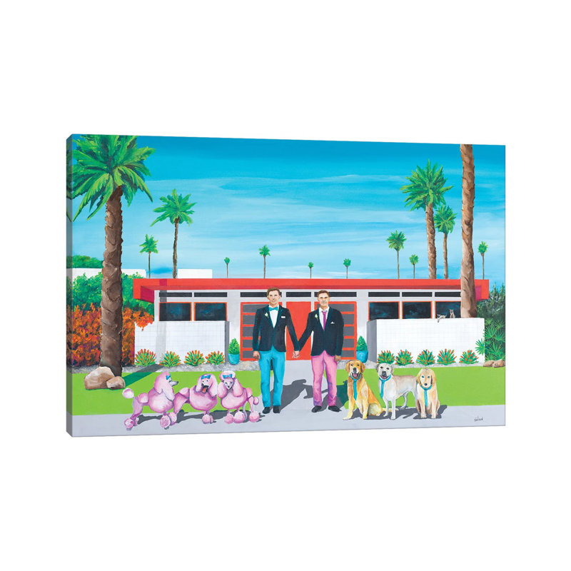 The Wedding Party - Print on Canvas, Wrapped Canvas, 20.32 cm H x 30.48 cm W