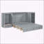 Grand lit escamotable avec port USB-189133460