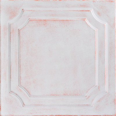 Carreau de plafond en polystyrène à coller 1,6 pi x 1,6 pi Virginia