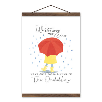 « when life vous donne une pluie »-reproduction d’art textuel sur toile « when life vous donne une pluie »-reproduction d’art textuel sur toile bottes