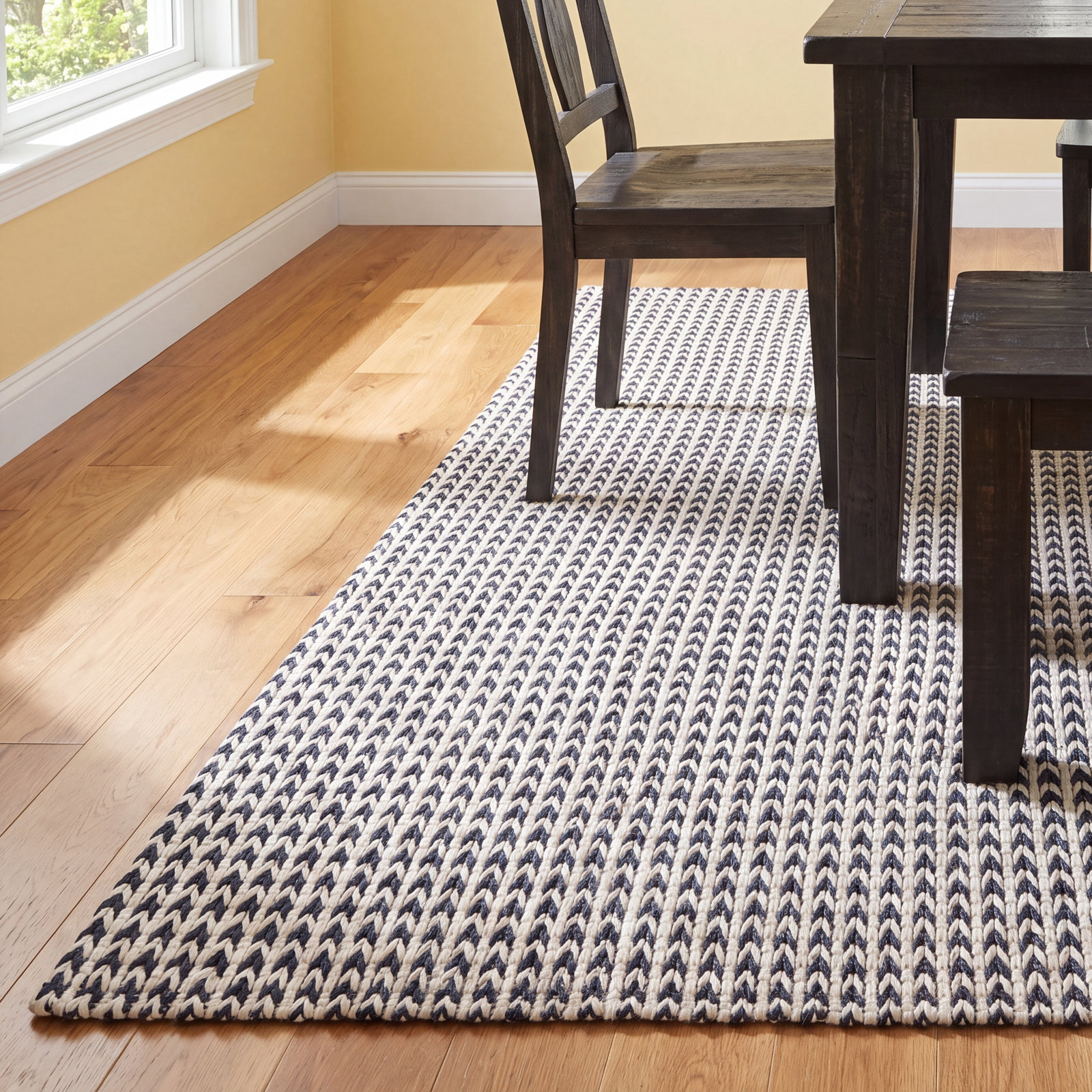 Rosemead Flatweave Geometric Rug, Rectangle 9' x 12'