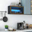Armoire de cuisine murale à grande capacité avec porte basculante Spice Pantry