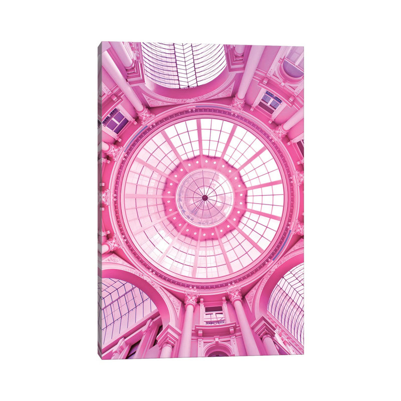 Pink Architecture Monument by Beli - Wrapped Canvas Print, 101.6 cm H x 66.04 cm W x 1.91 cm D