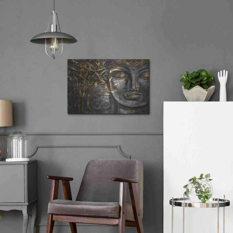 "Golden Budha" par Luxe, H 16 po x l 24 po