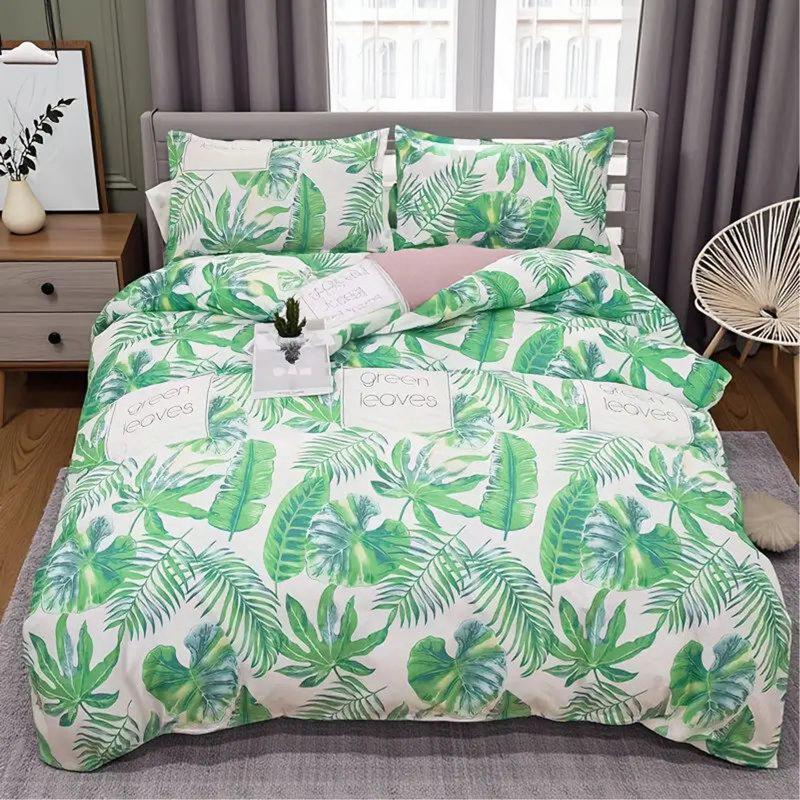 Ensemble de 3 pièces Spring, Courtepointe grand + 2 couvre-oreillers standard