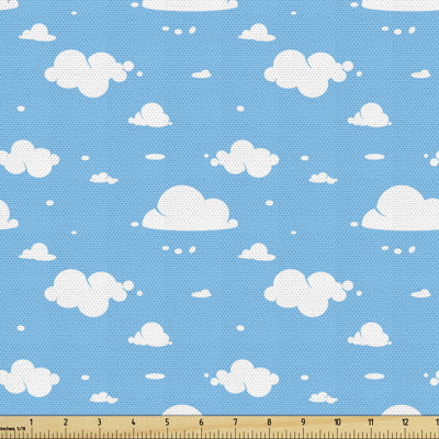 Chaslyn Fluffy Clouds Day Time Multi-Purpose Fabric