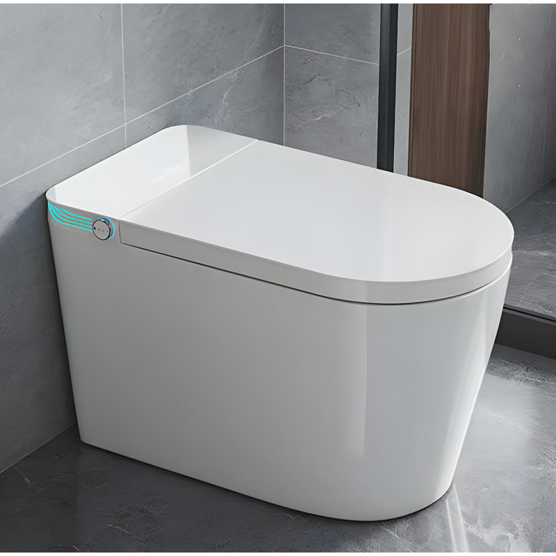 Toilette intelligente B-TP115355 avec commande vocale et pare-bulles, siège de bidet chauffant