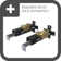 Weymouth Double Handle Floor Mounted Clawfoot Tub Faucet Trim with Diverter and Handshower