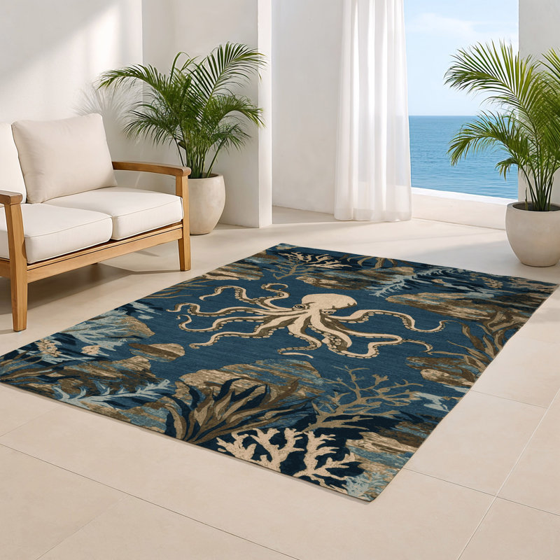 Tapis intérieur et extérieur gris Nature